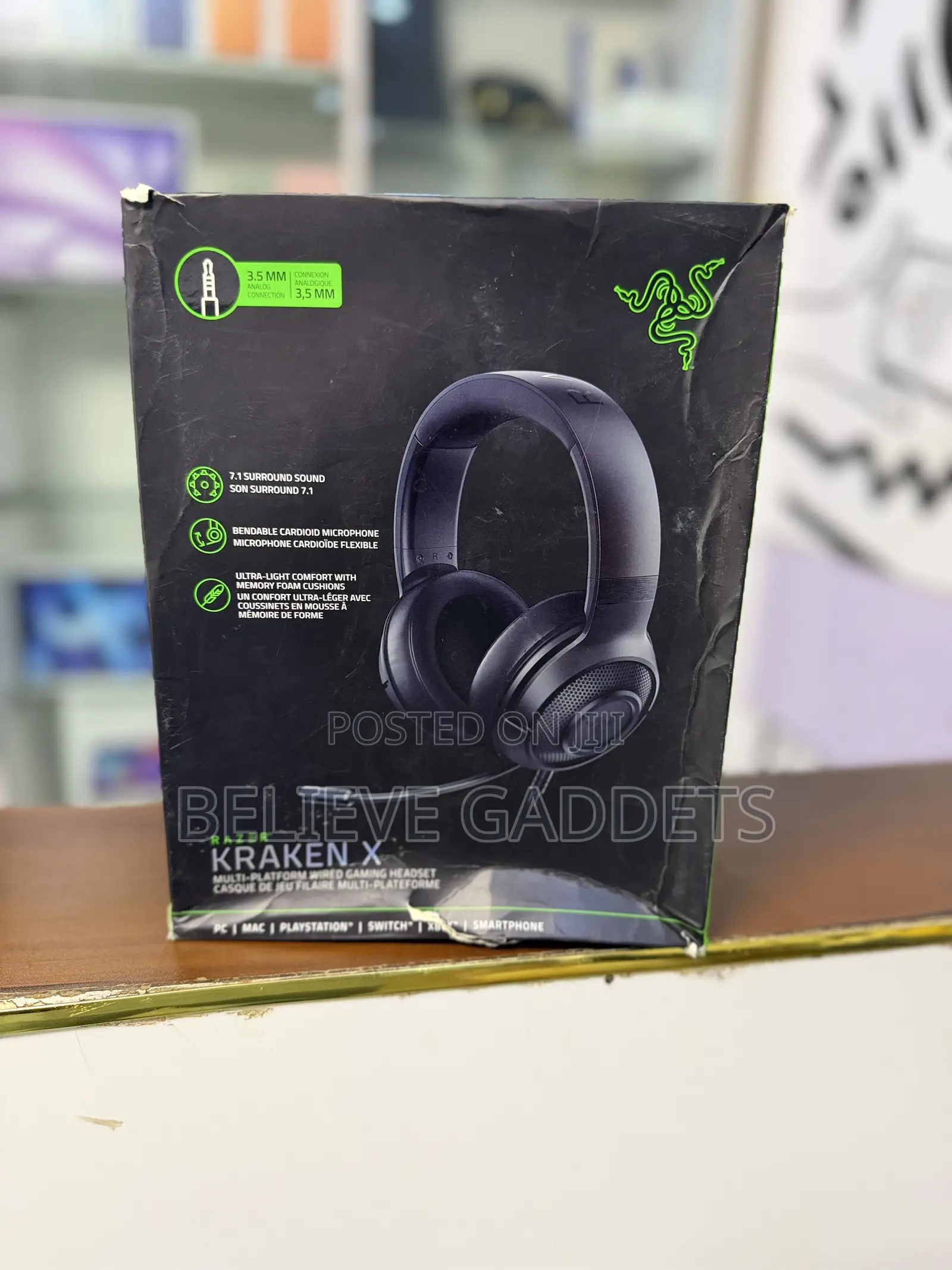 Razer Kraken X Wired Gaming Headset