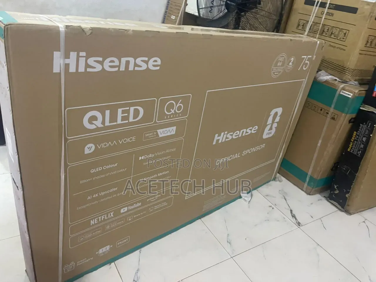 Hisense 75" QLED TV – Perfect for Your Living Room