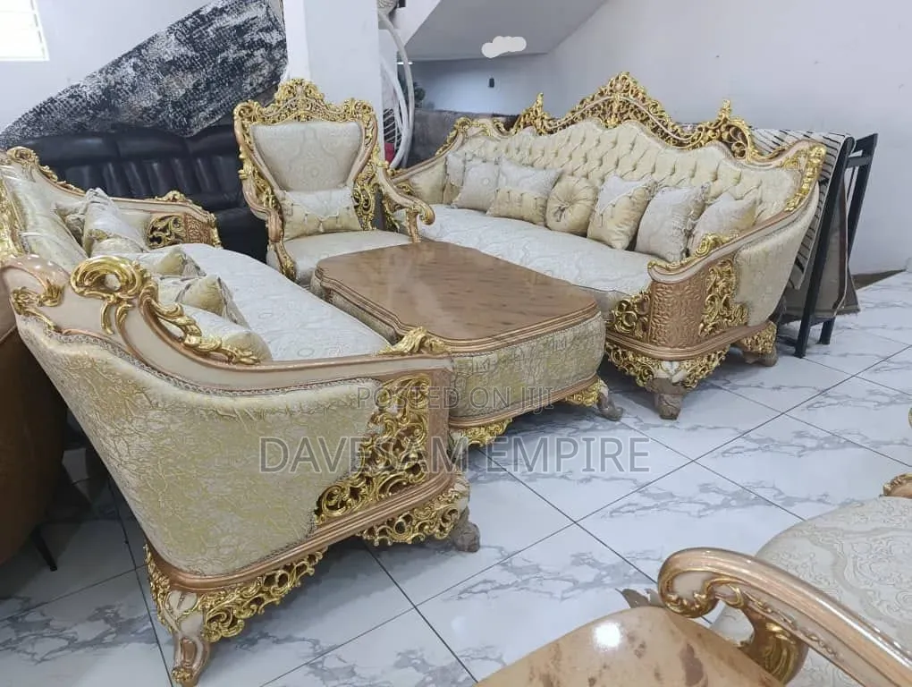 High Quality Designer 8-Seater Egyptian Royal Sofa