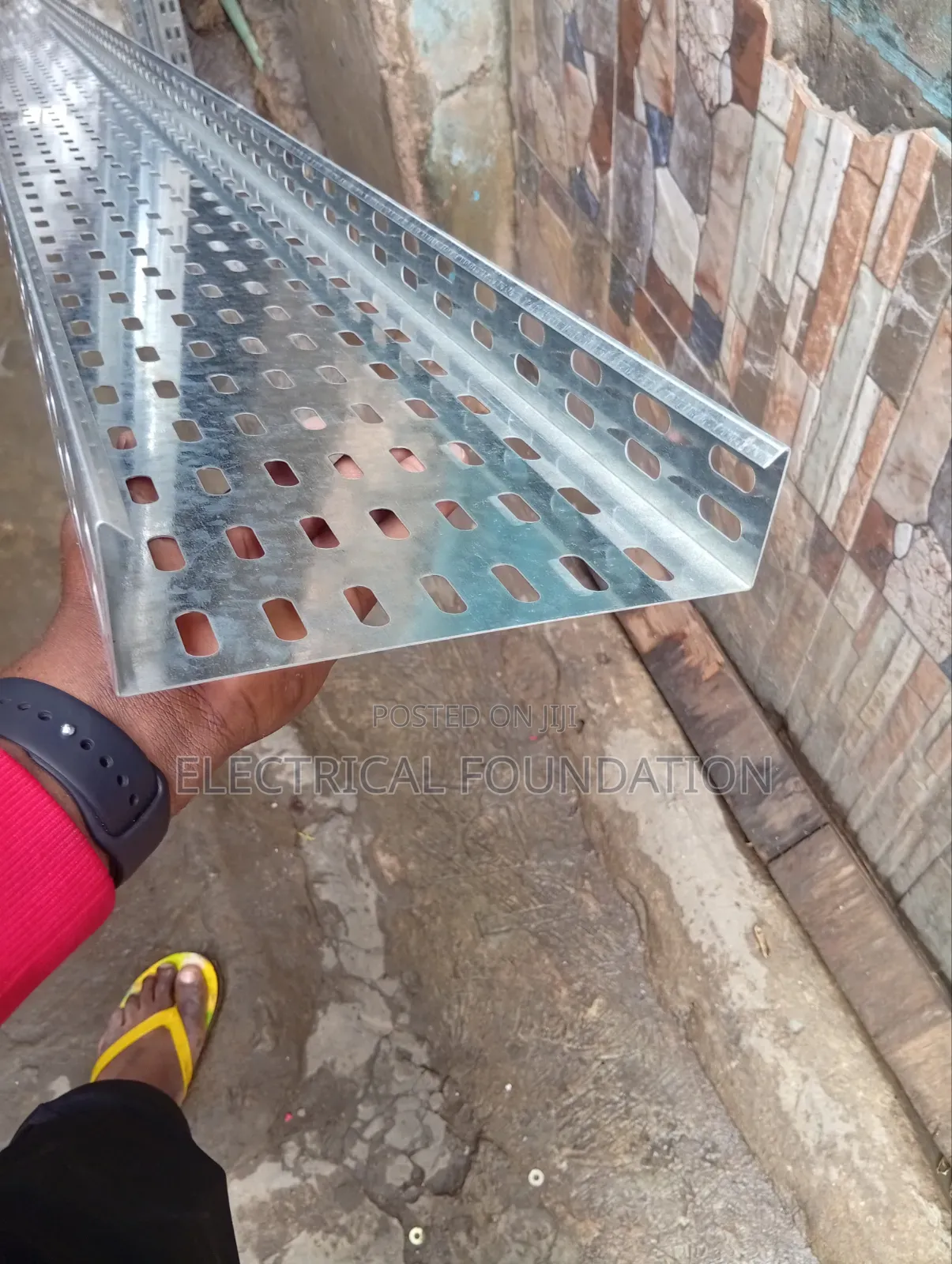 200mm*50mm Galvanized Cable Tray 3 Metres Length