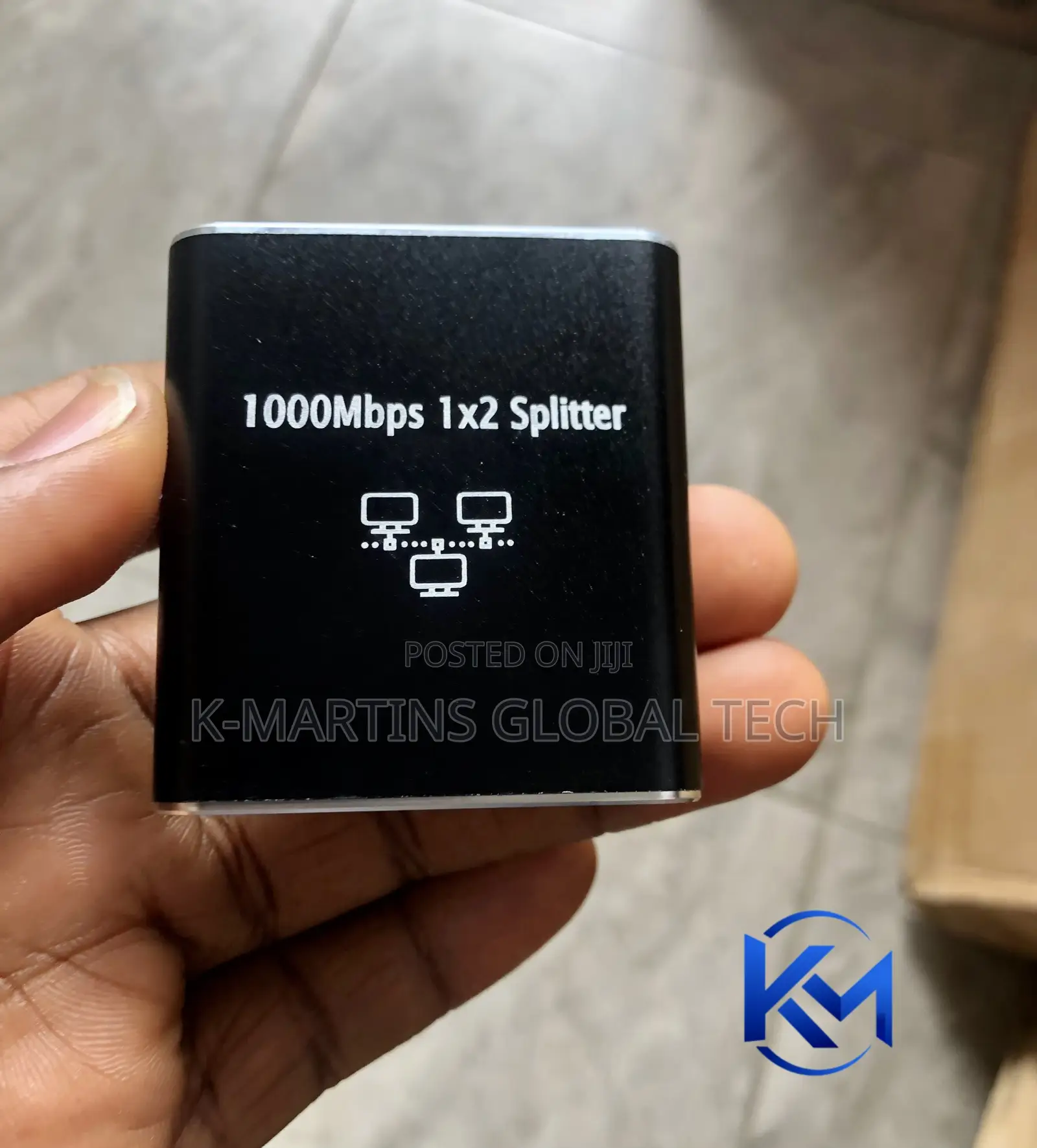 rRJ45 Network Splitter Adapter 1 to 2 Ethernet 10/1000Mbps.