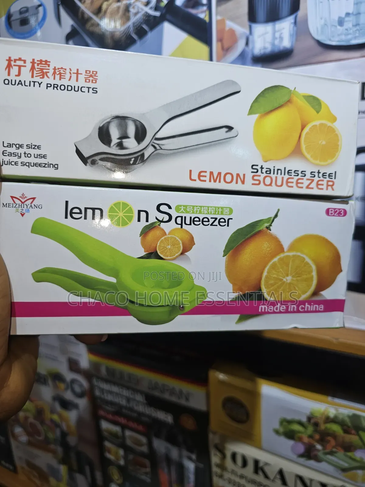 Stainless Steel Lemon Squeezer Manual Citrus Juicer
