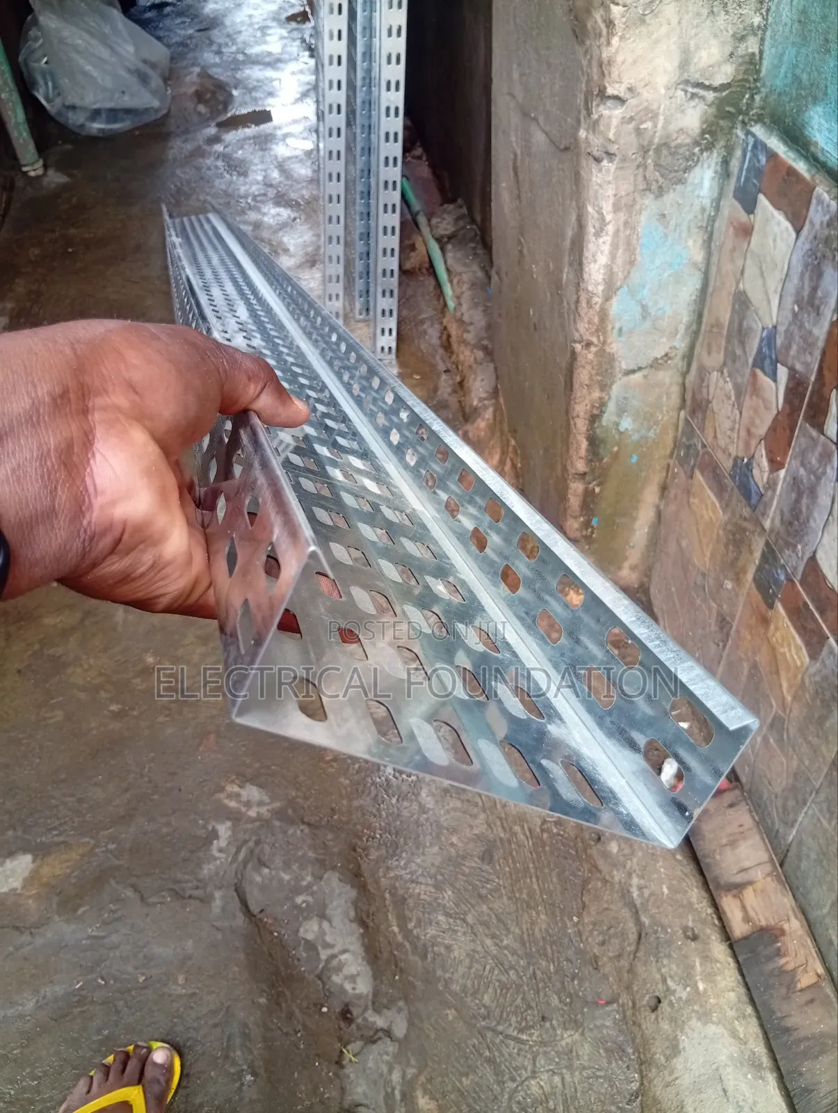 150mm*50mm Galvanized Cable Tray 3 Metres Length