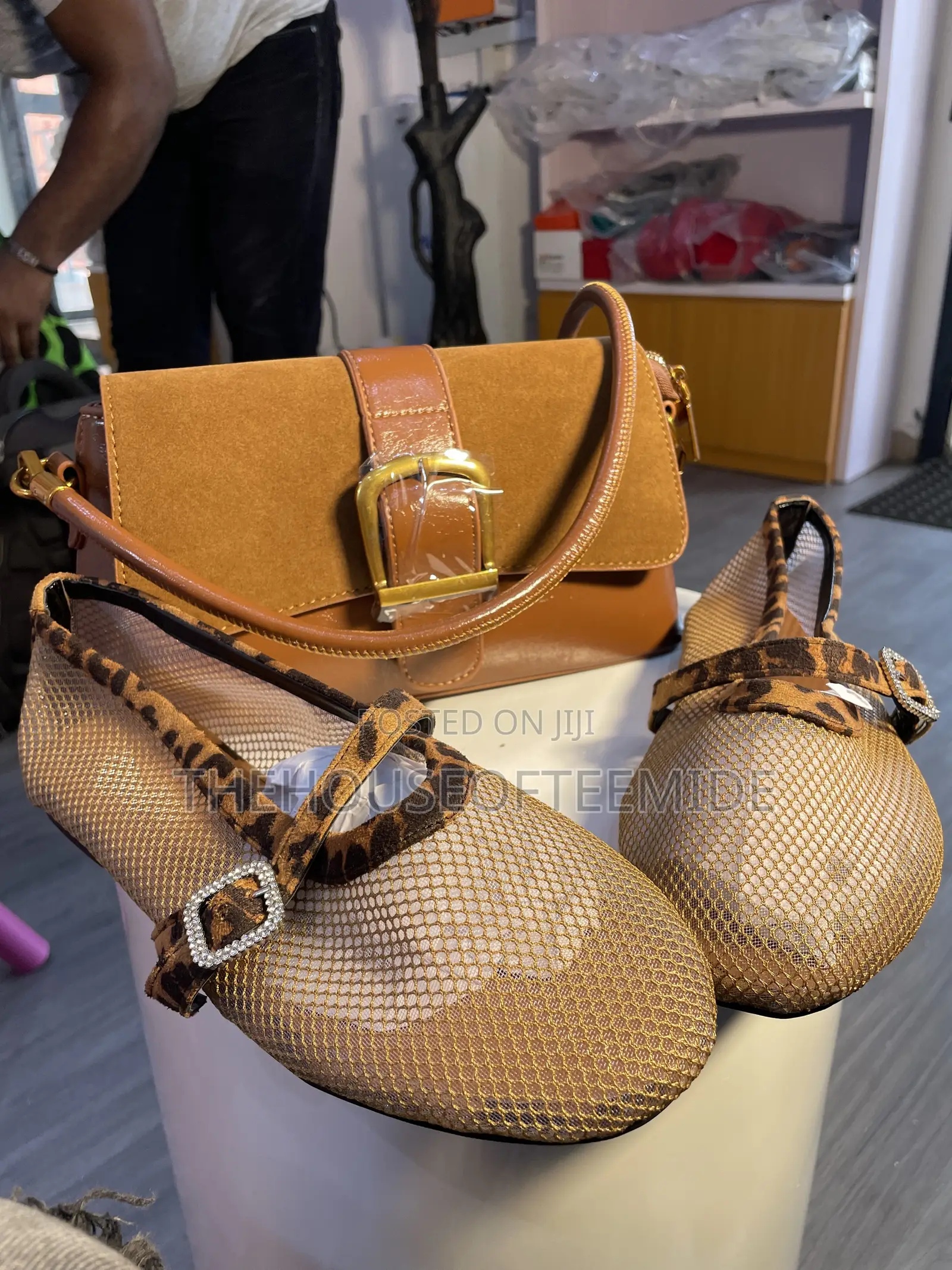 Brown Shoe and Bag Combo