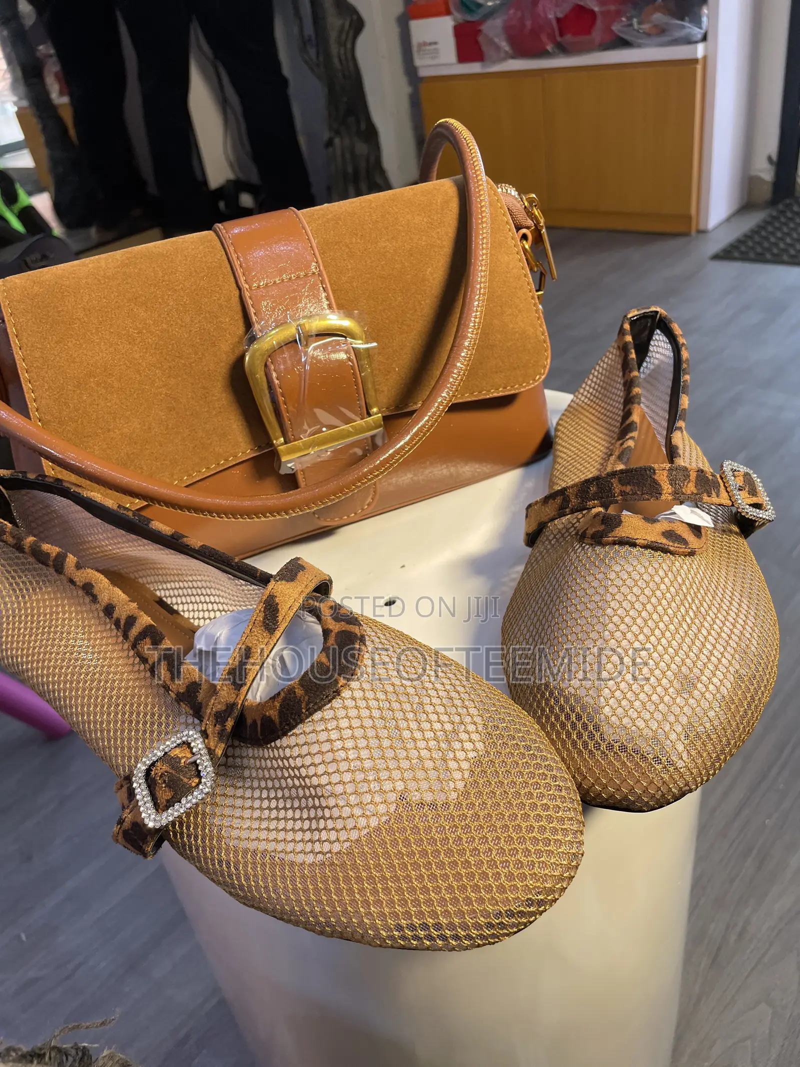 Brown Shoe and Bag Combo