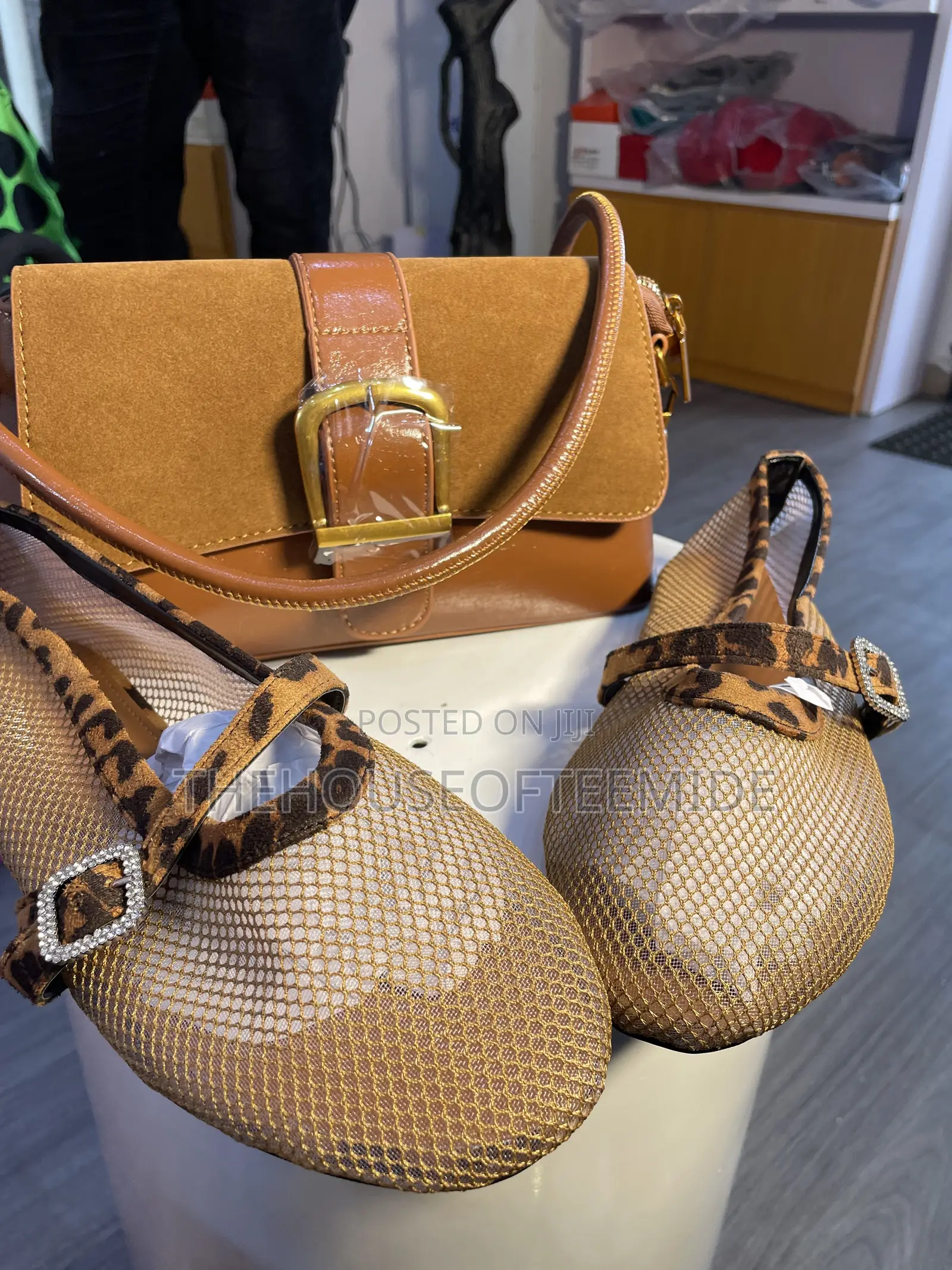 Brown Shoe and Bag Combo