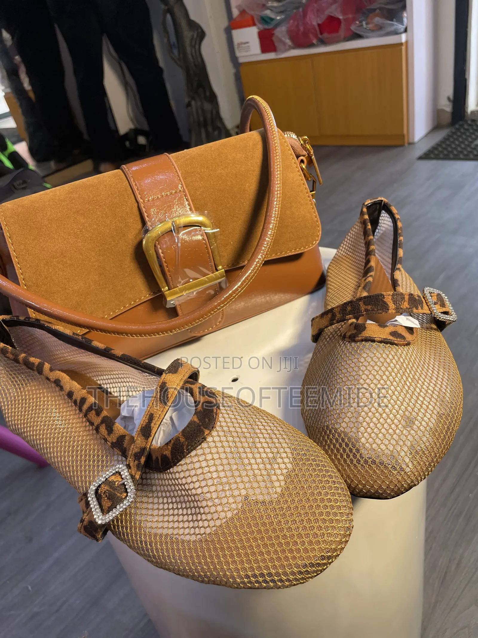 Brown Shoe and Bag Combo