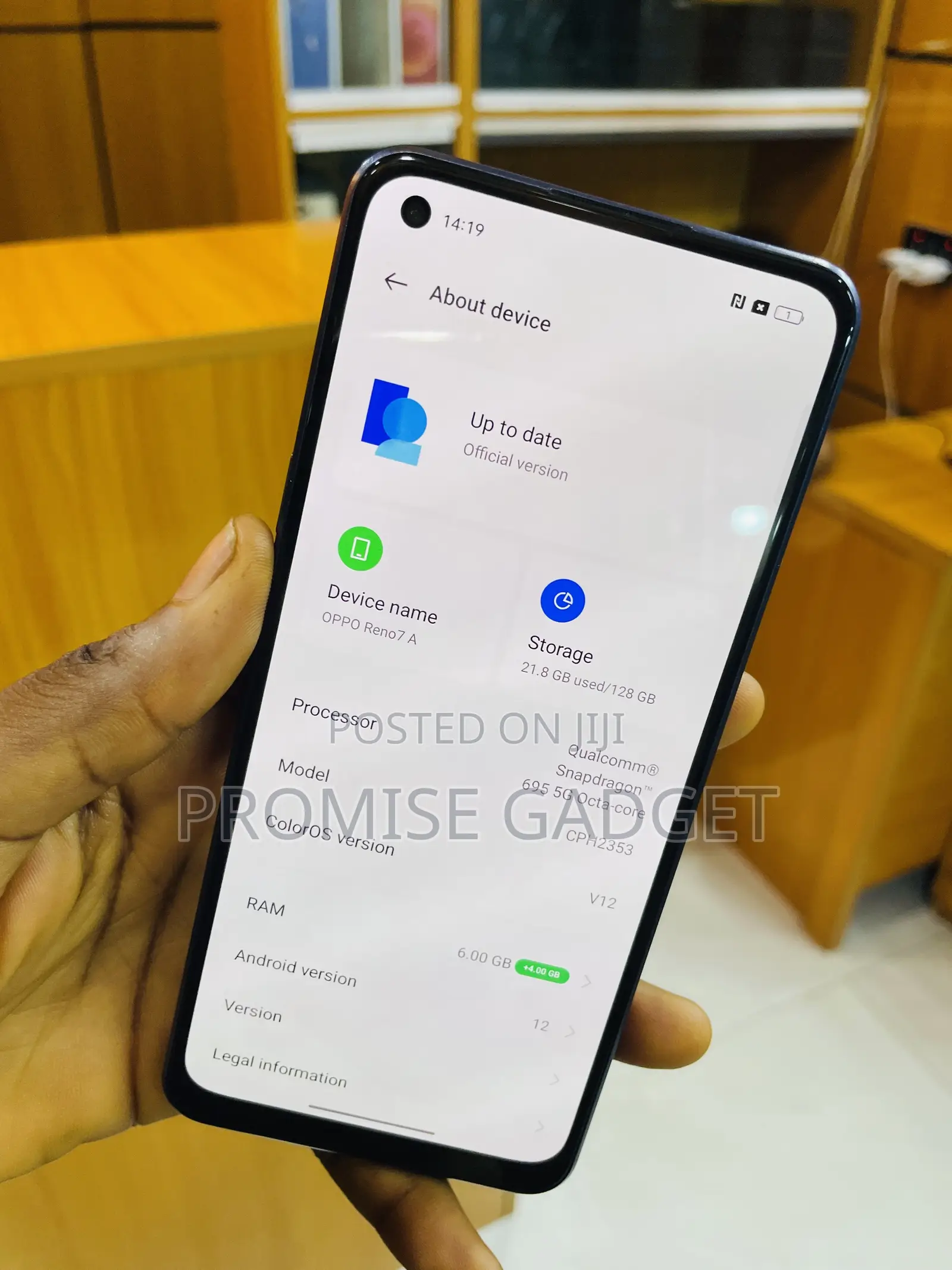 Oppo Reno7 128 GB Blue