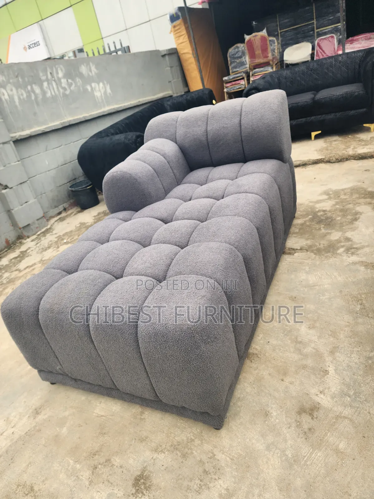 High Quality L-Shaped Sofa Made With Quality Materials.