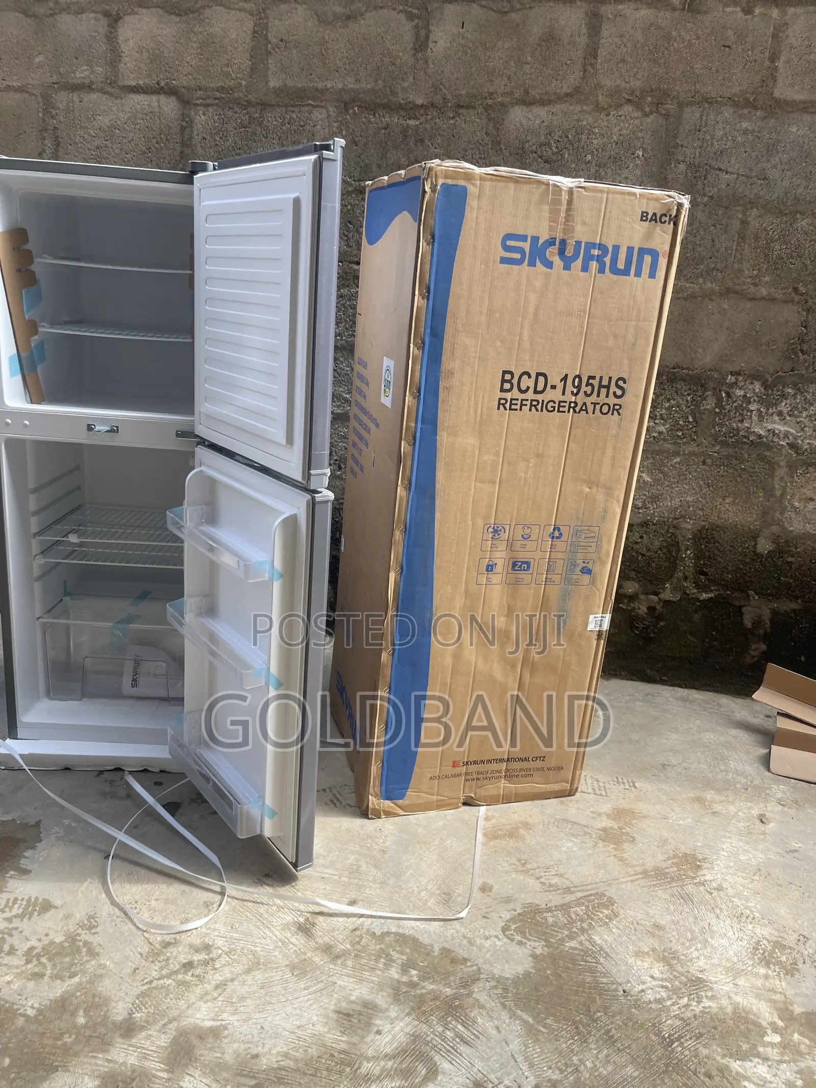 Skyrun BCD-195HS Fridge – Keep Drinks Cold Food Fresh