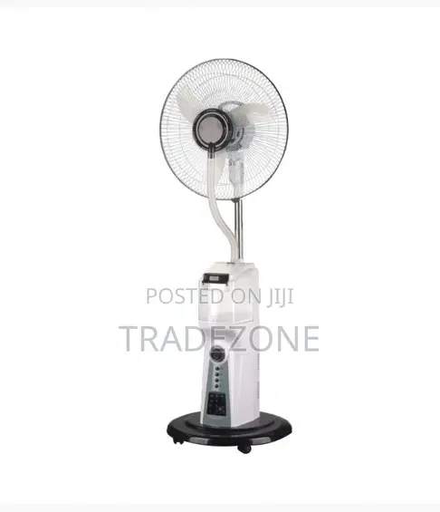 Scanfrost 16" Mist Rechargeable Standing Fan With Remote Control
