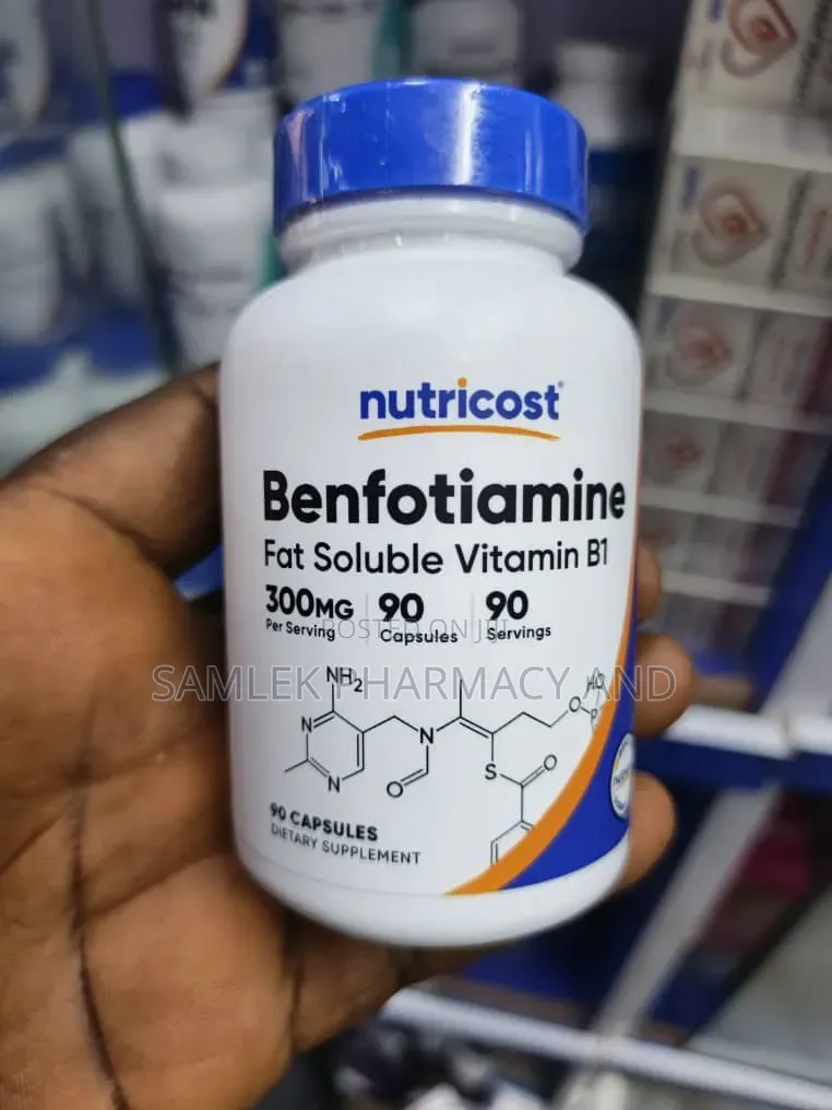Nutricost Benfotiamine 300 Mg, 90 Capsules, Fat-Soluble Vitamin B1