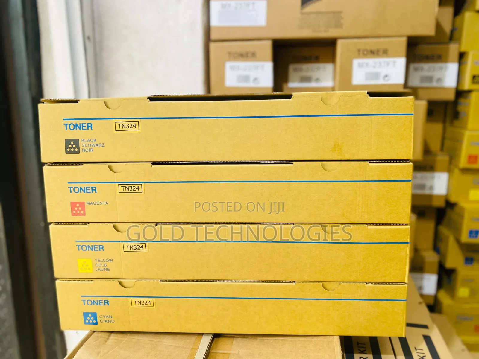 TN325 and TN324 Toner Cartridge All Colors Original for Konica Minolta