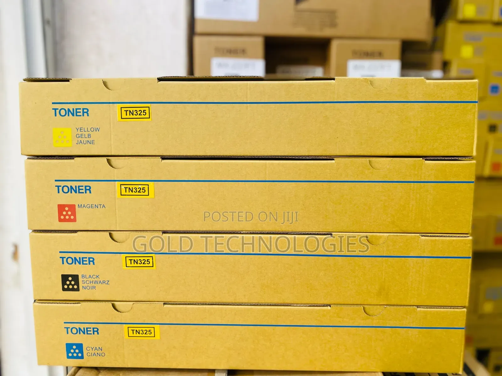 TN325 and TN324 Toner Cartridge All Colors Original for Konica Minolta