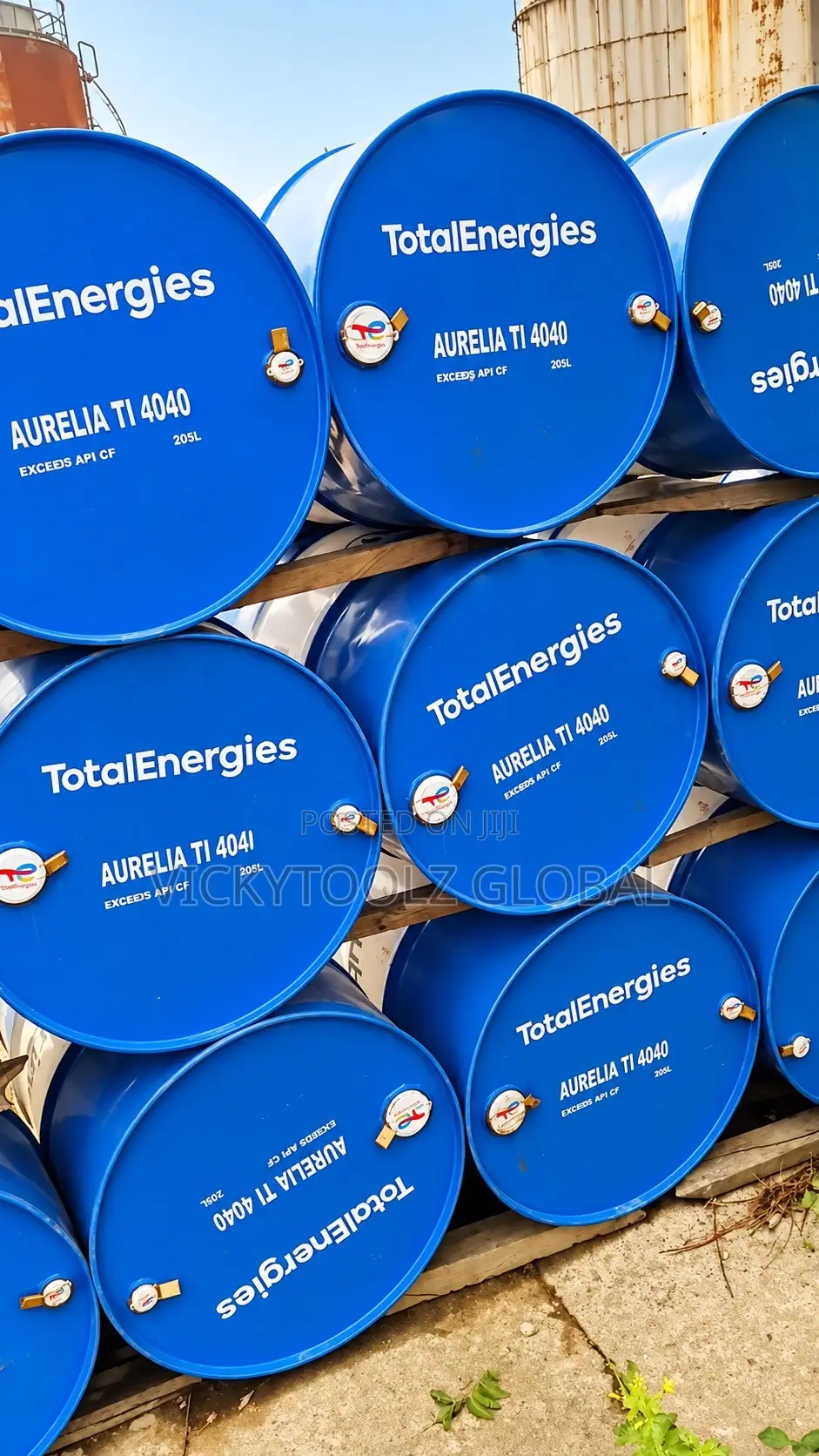 Totalenergies Aurelia TI 4040 Marine Trunk Piston Engine Oil Drum/205l