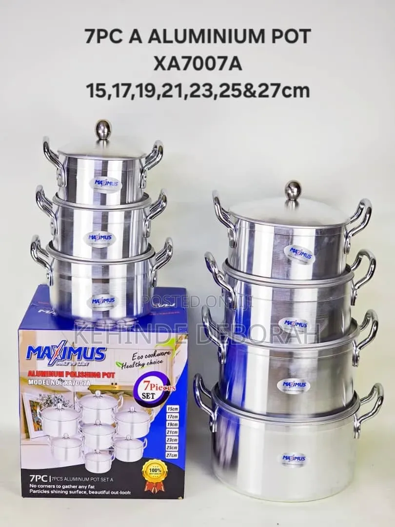 7 PCs Sets Maximus Pots