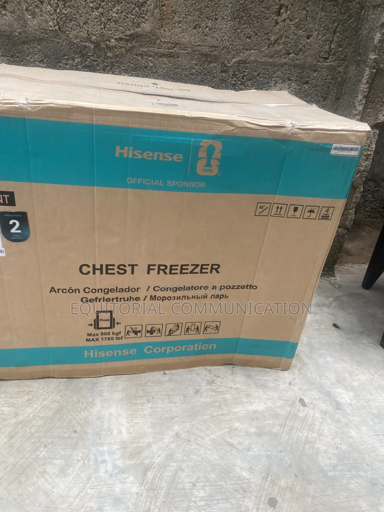 Hisense 250L Freezer Chest Unit FC340SHI 220–240V Inverter 37KG