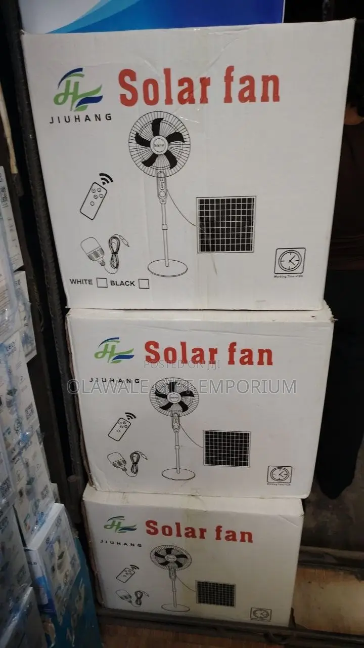 Solar Rechargeable Fan