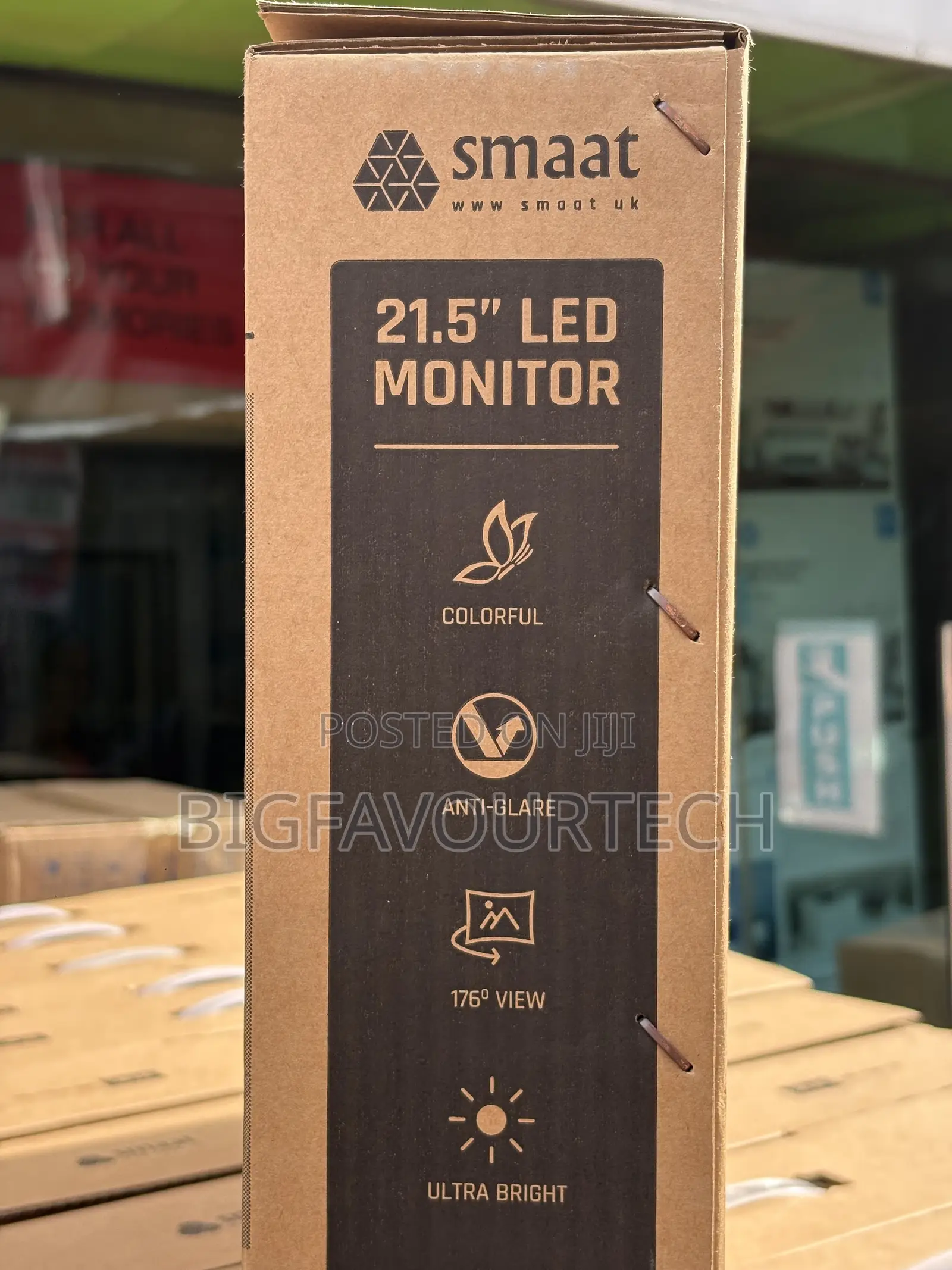 SMAAT SNM220HT 21.5 Inch Full HD LED Monitor - HDMI, VGA - Black