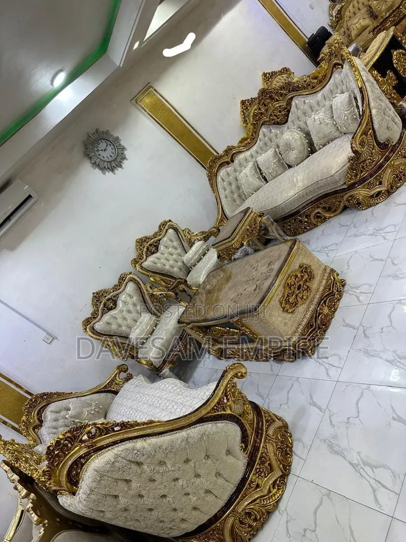 Premium Egyptian 8-Seater Royal Sofa, Elegantly Crafted.