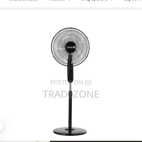 Scanfrost 16 Inch Standing Fan 45W Copper Motor 5 Blade | SFFSF16C