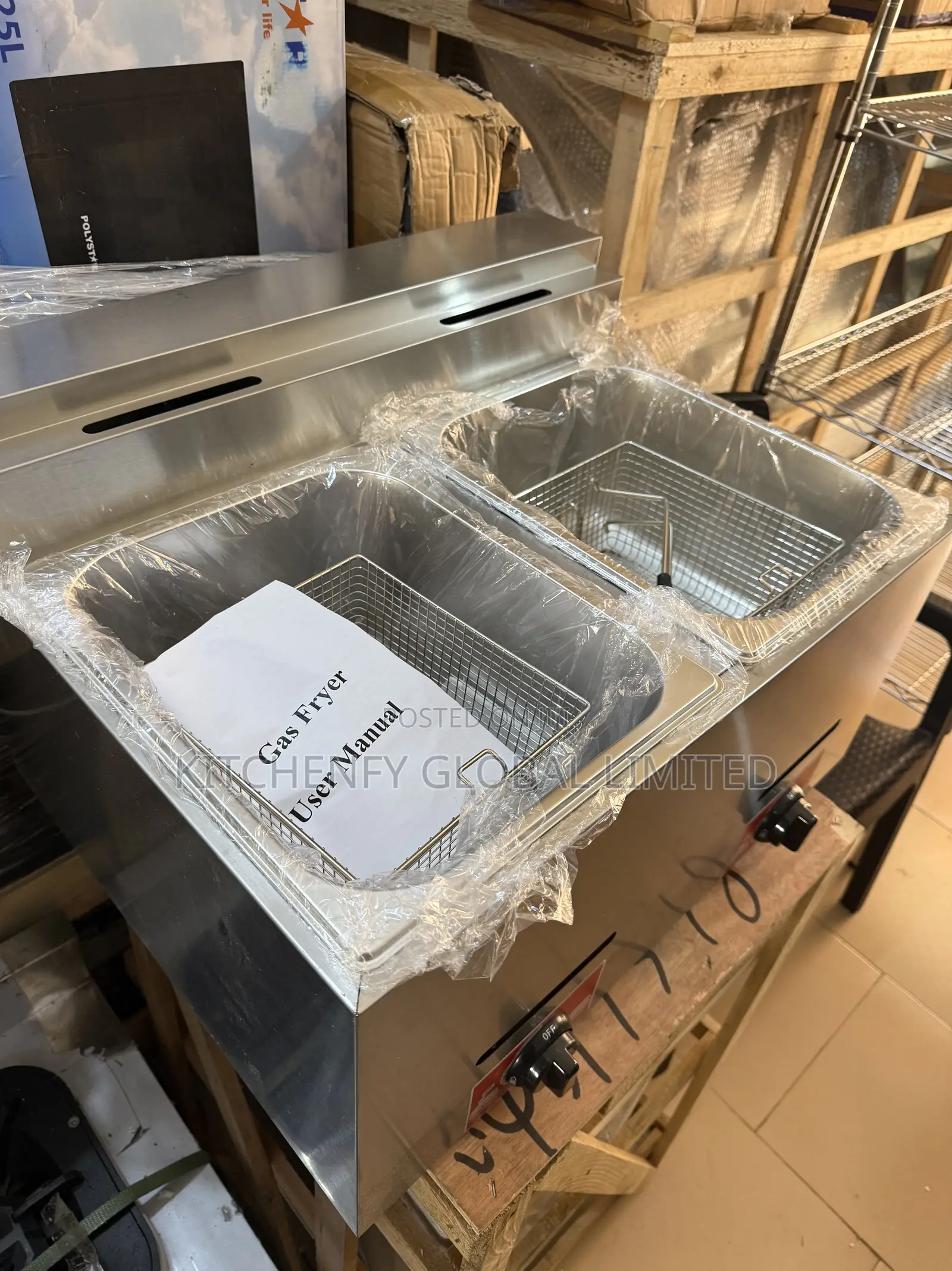 Gas Fryer Double Basket