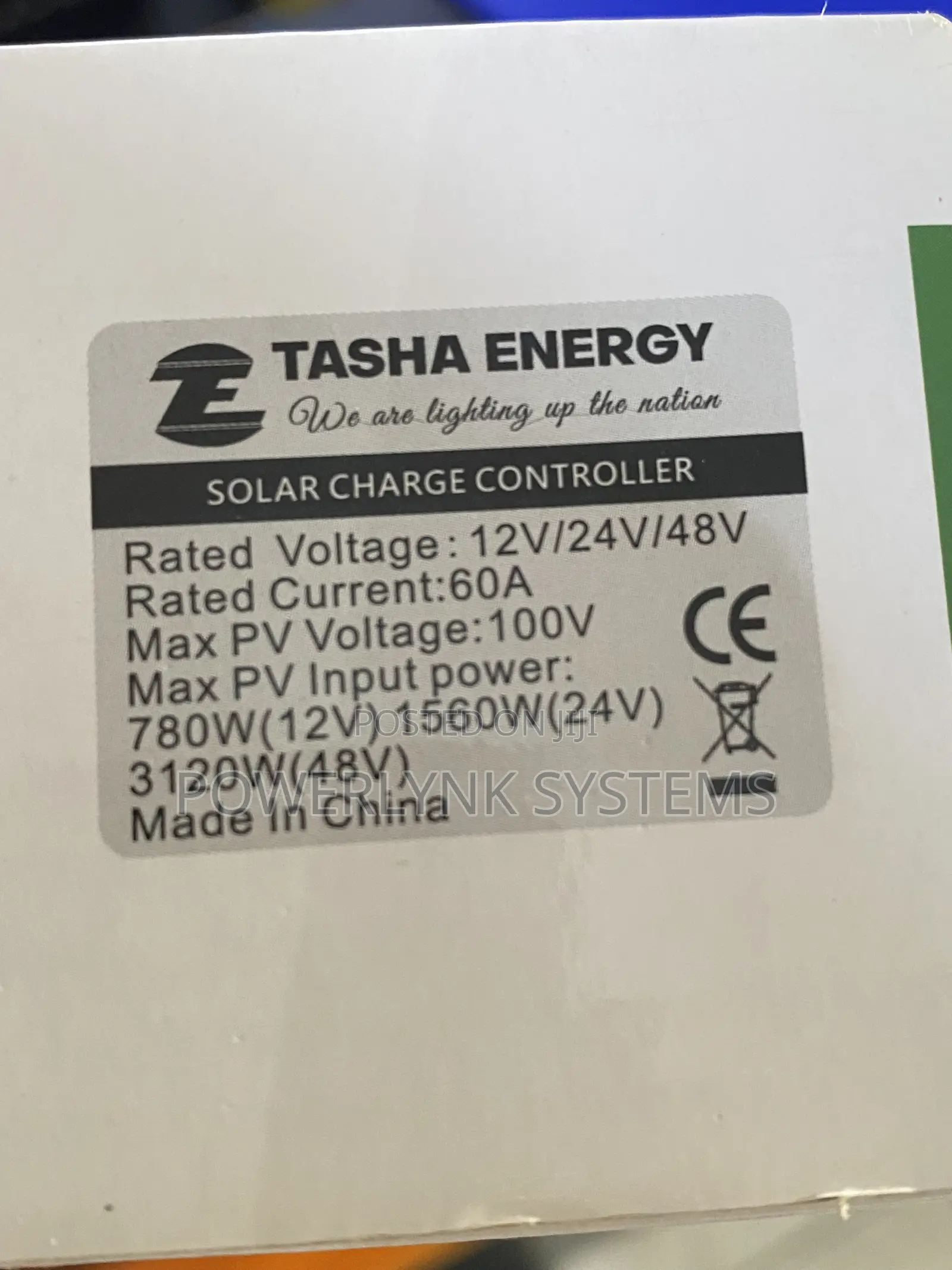PMW 60A Tasha Energy Charge Controller