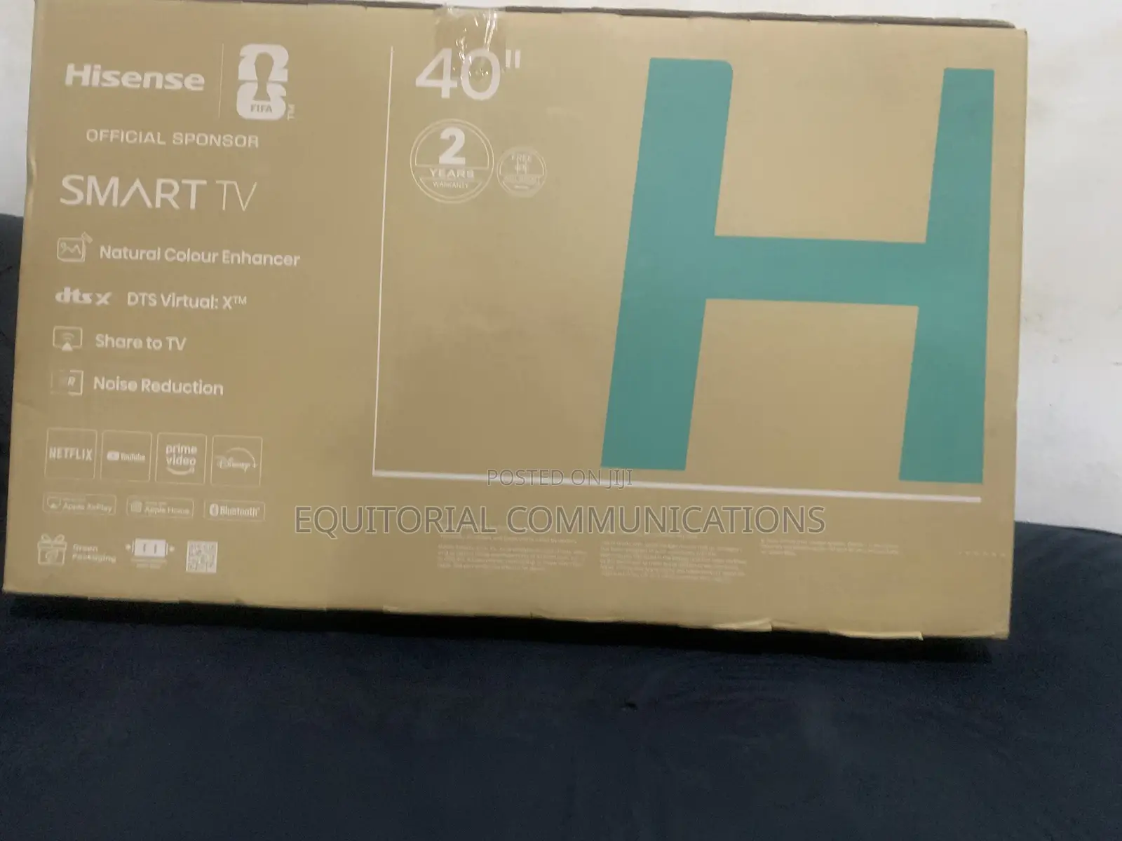 Hisense 40-Inch Smart TV – Clear Colorful