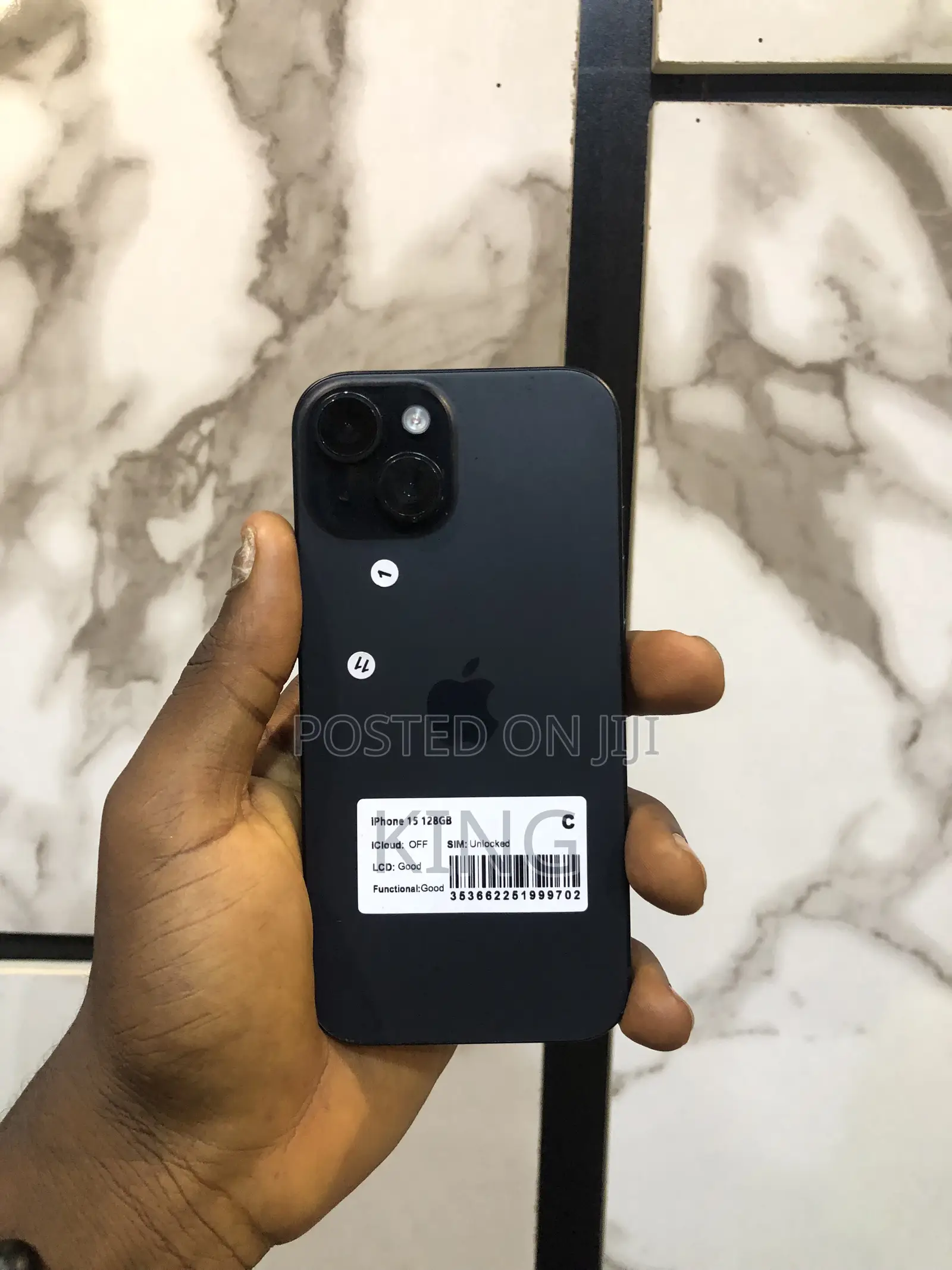 Apple iPhone 15 128 GB Black