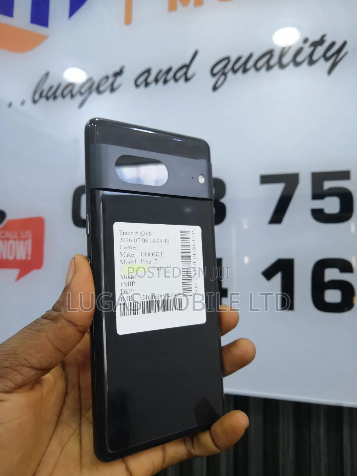 Google Pixel 7 256 GB Black
