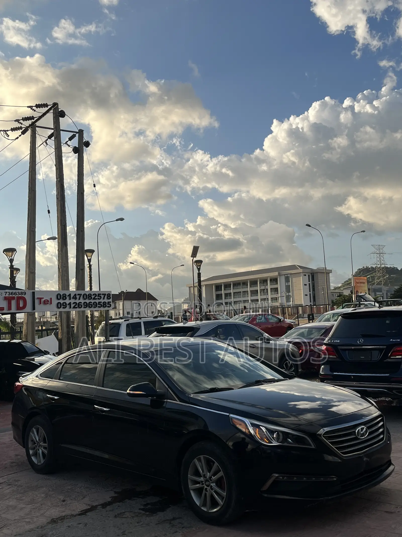 Hyundai Sonata 2015 Black