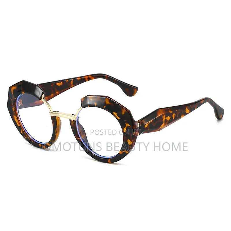 Classy Round Shape Unique Anti Blue Light Glasses