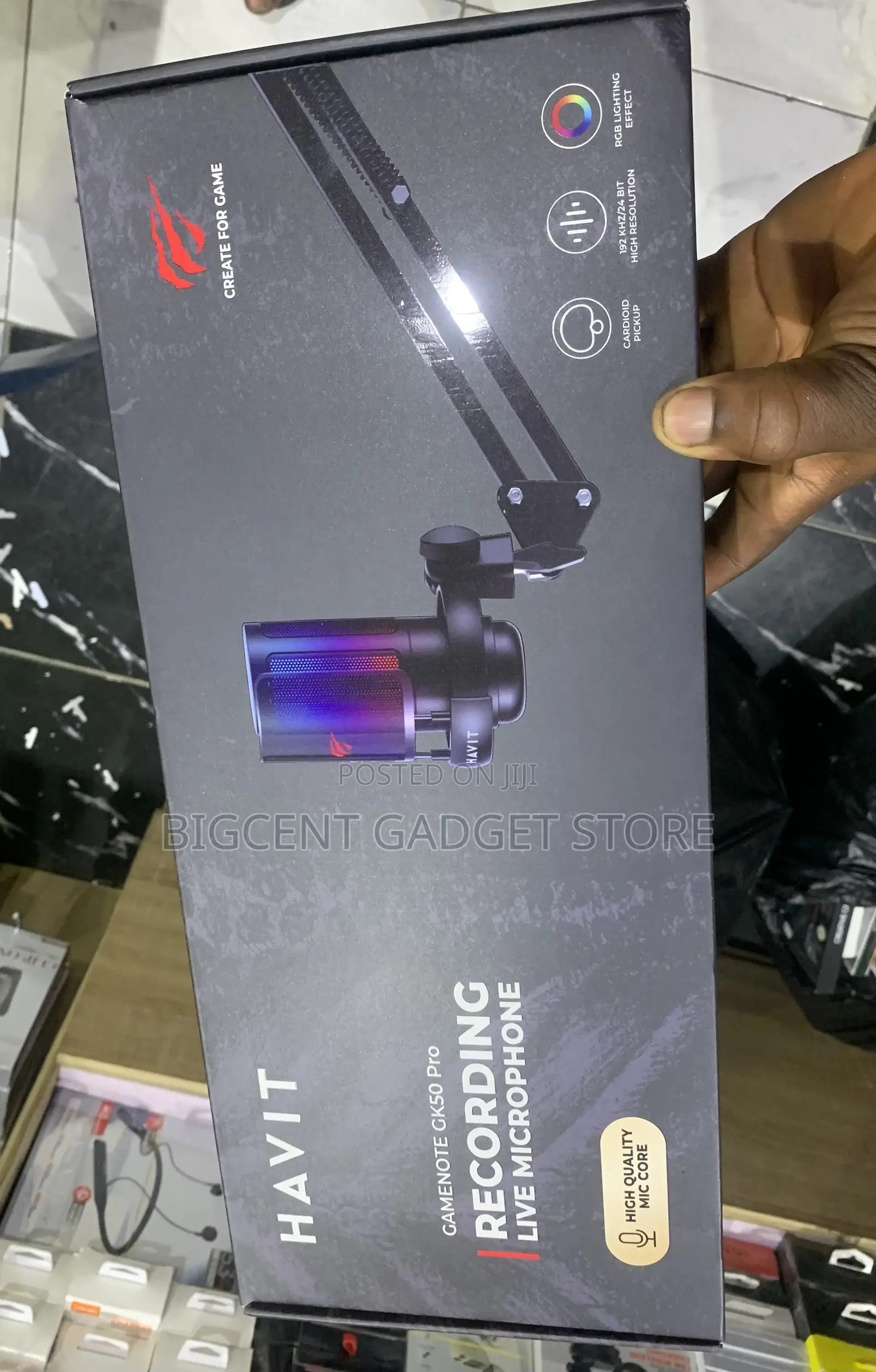 Brand New Havit Gamenote Gak50 Pro Recording Live Microphone