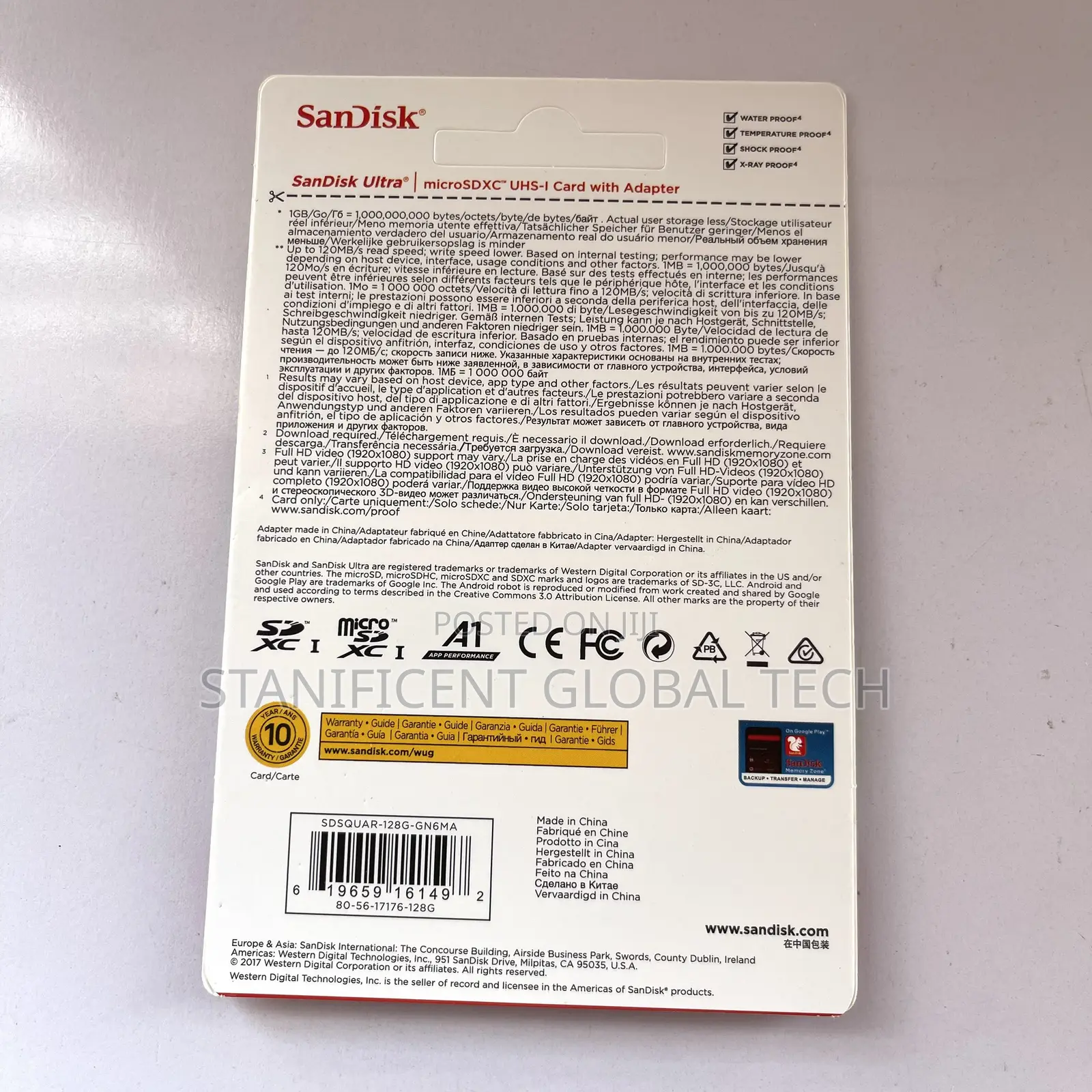Sandisk 32gb Sd Memory Card