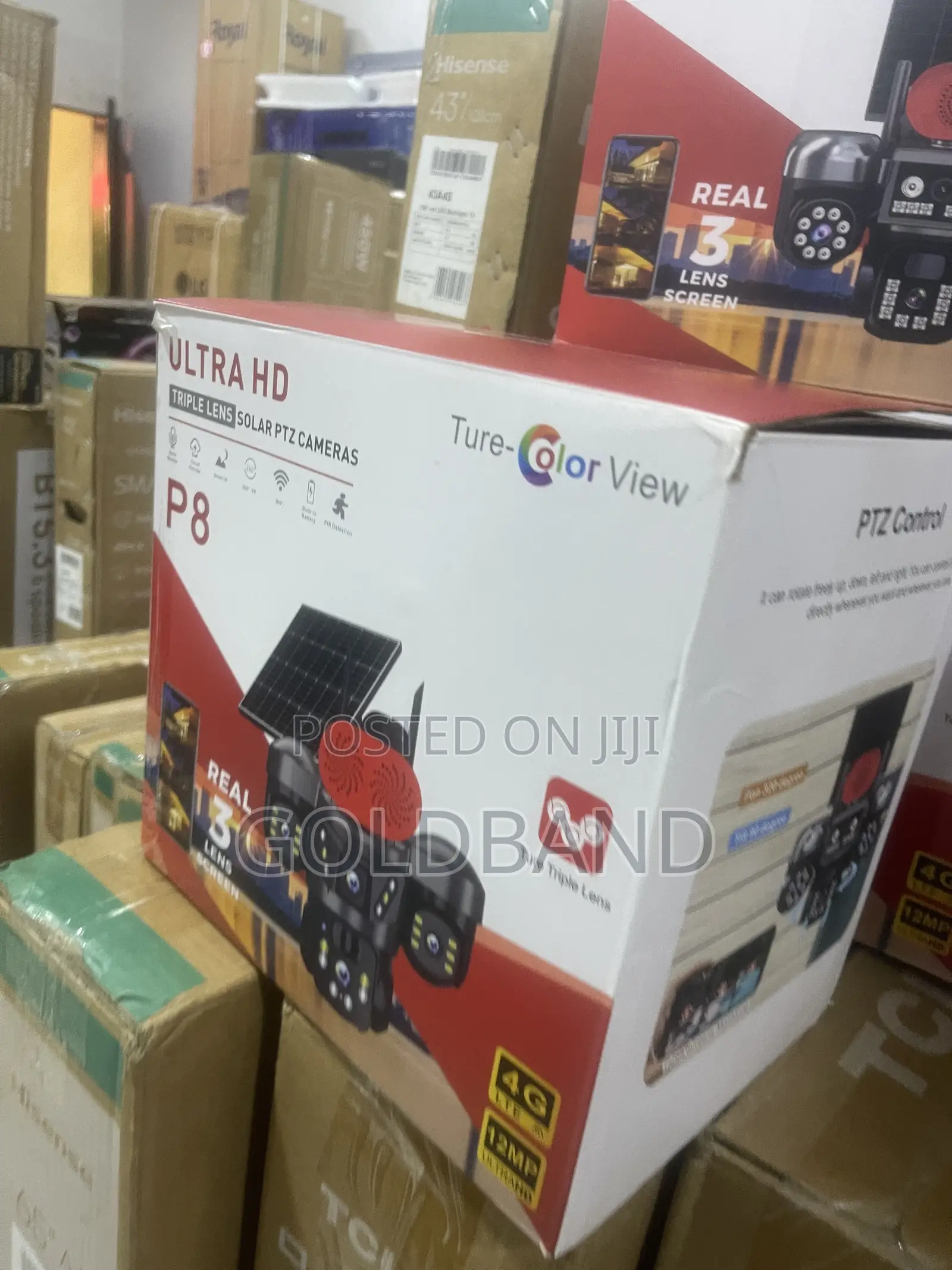 Outdoor Ultra HD Triple Lens PTZ Camera