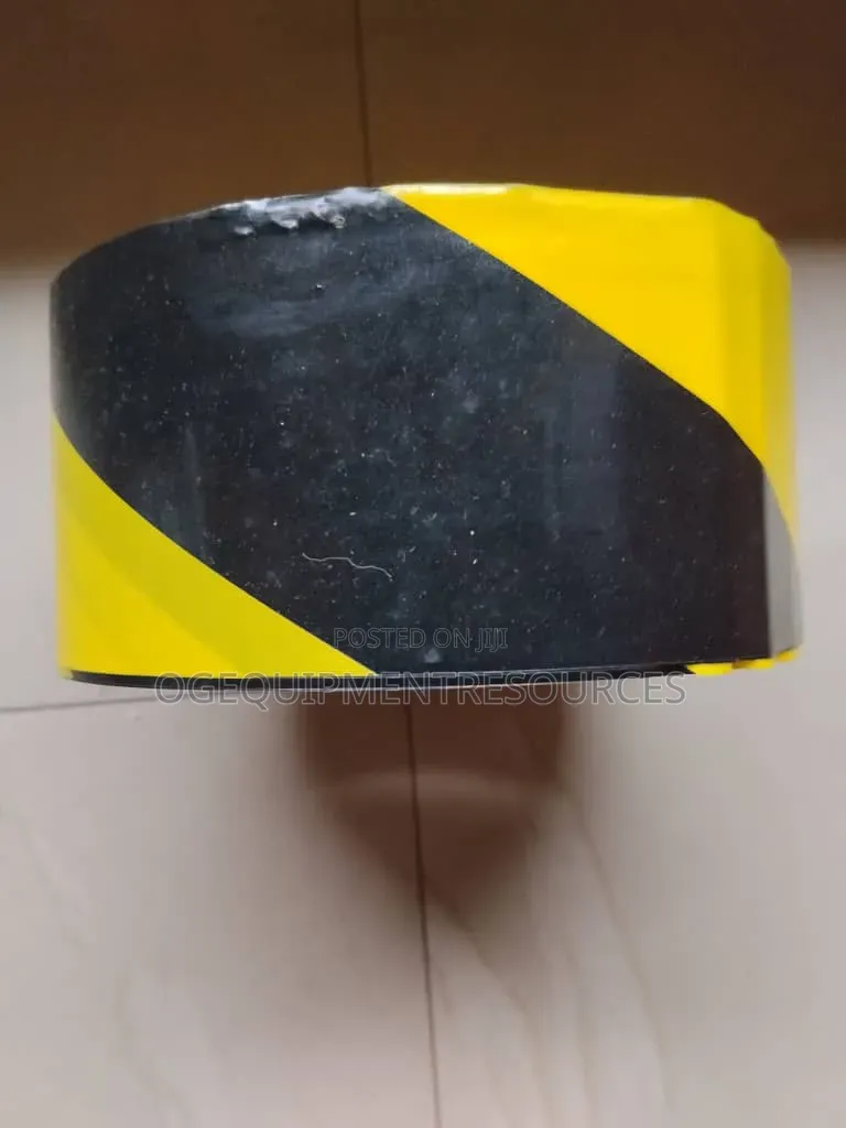 Warning Yellow and Black Caution Tape