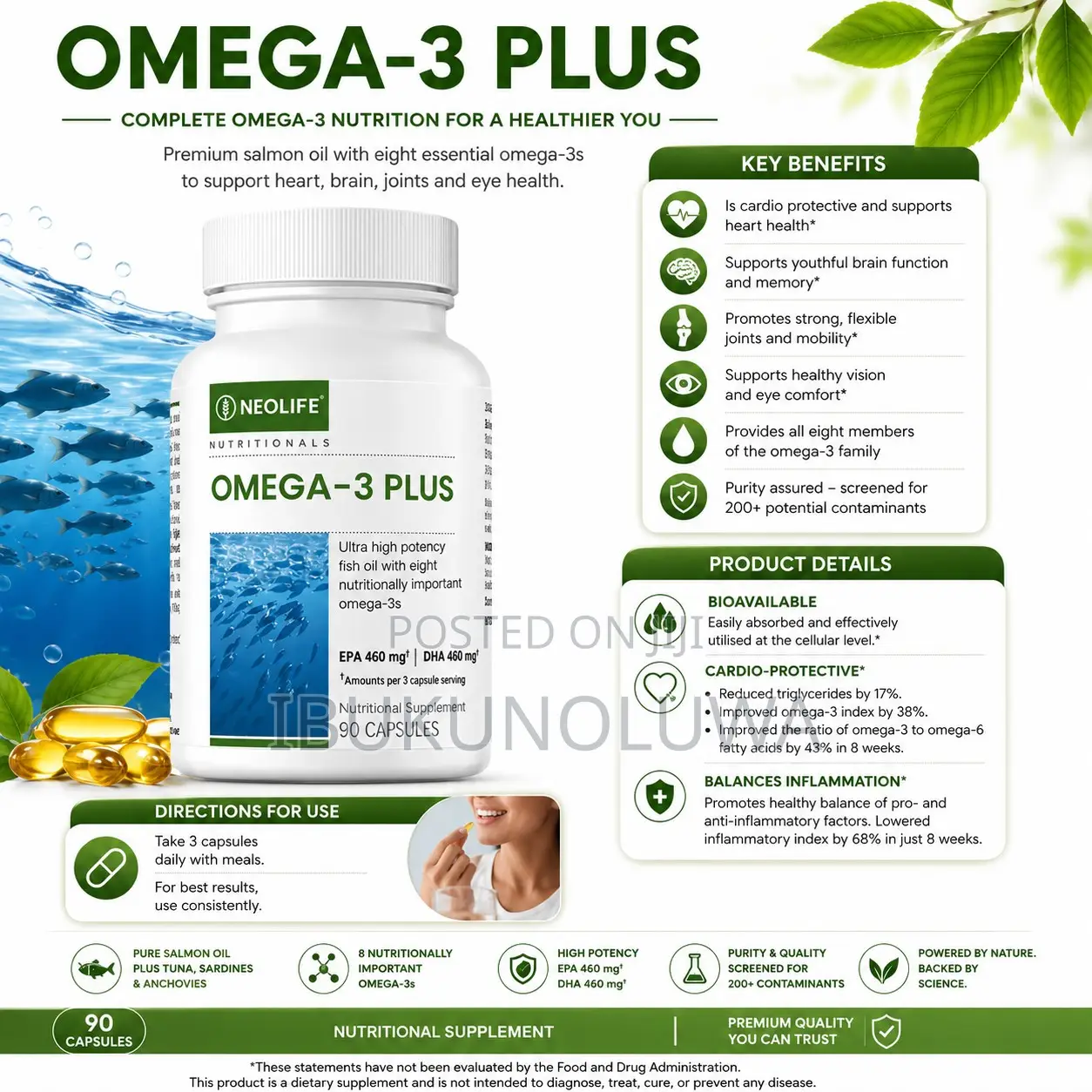 Omega-3 Plus - 90 Capsules