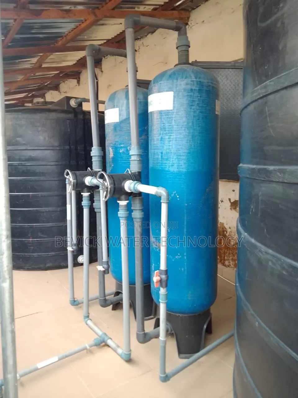 Fibre Glass Water Treatment Set-Up