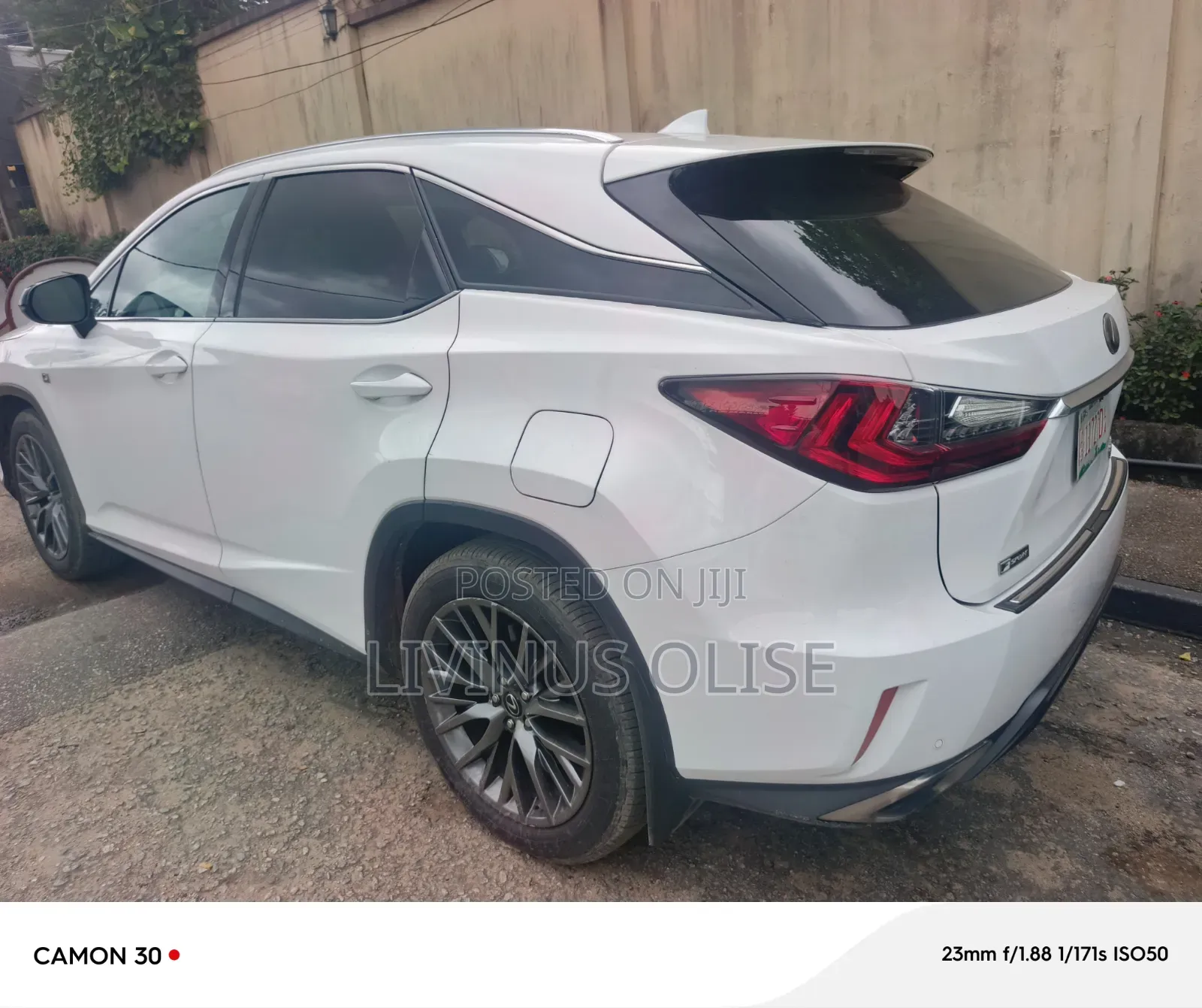 Lexus RX 350 F Sport AWD 2018 White