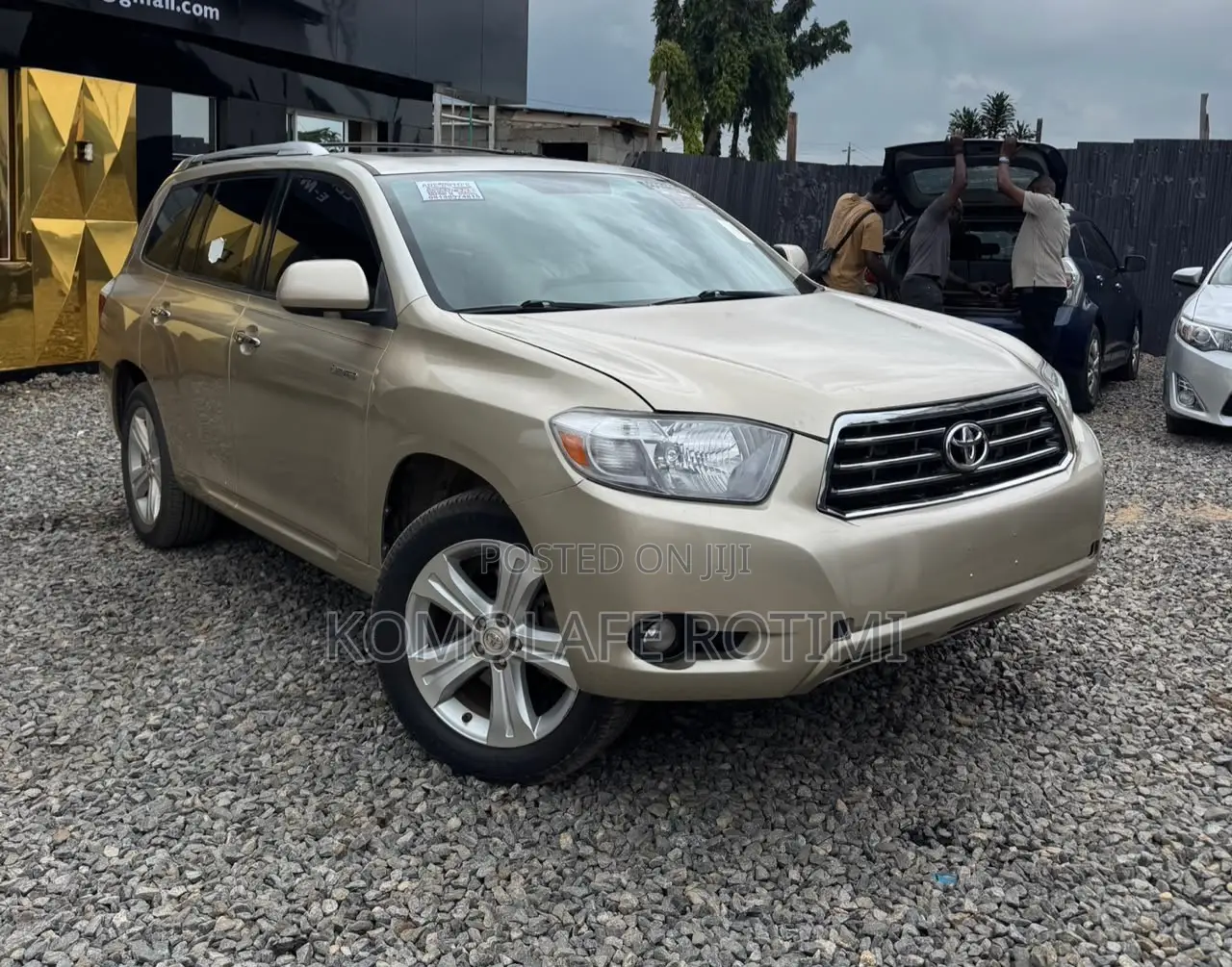 Toyota Highlander Limited 2008 Gold