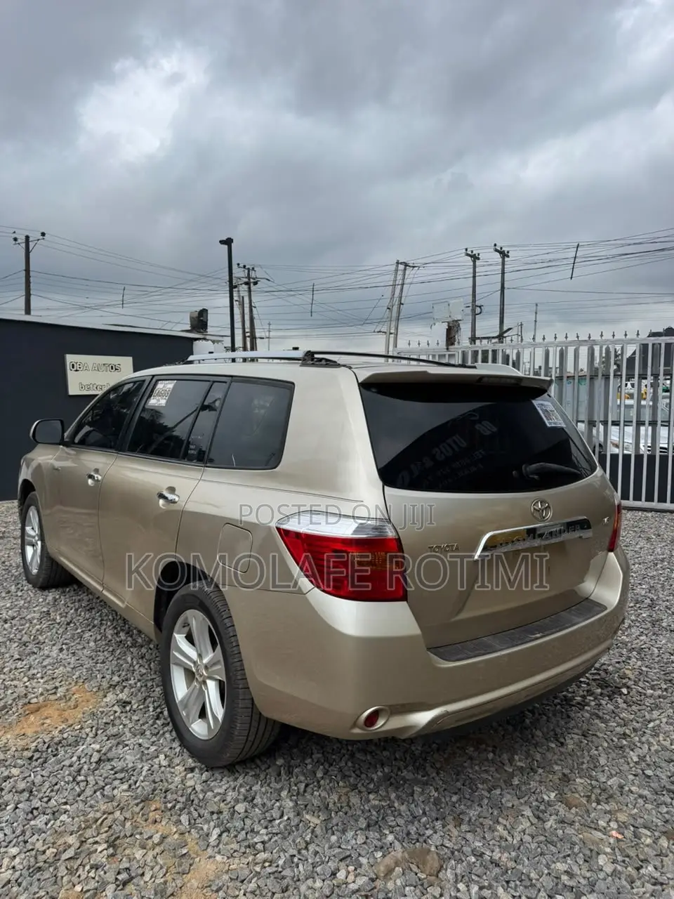 Toyota Highlander Limited 2008 Gold