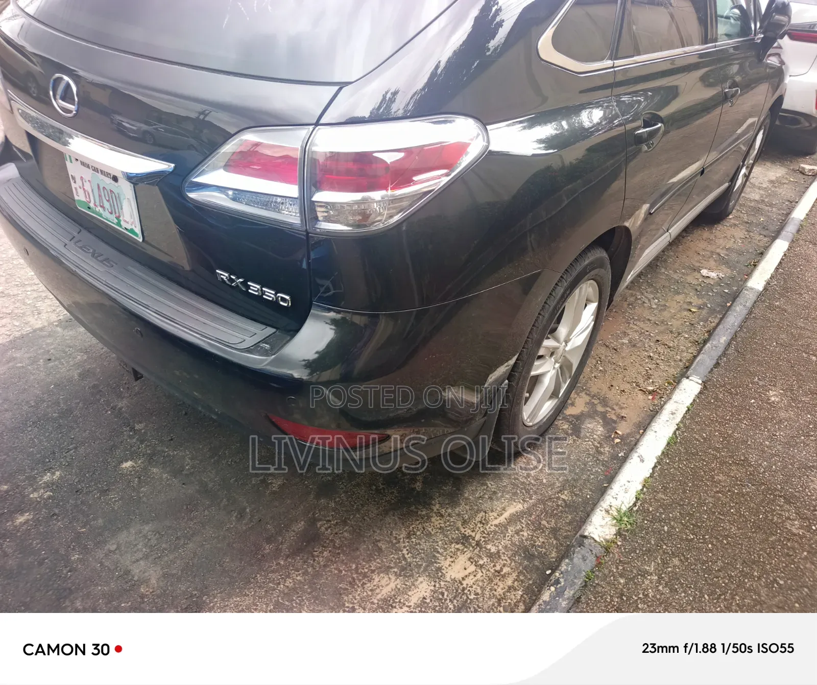 Lexus RX 350 FWD 2015 Black