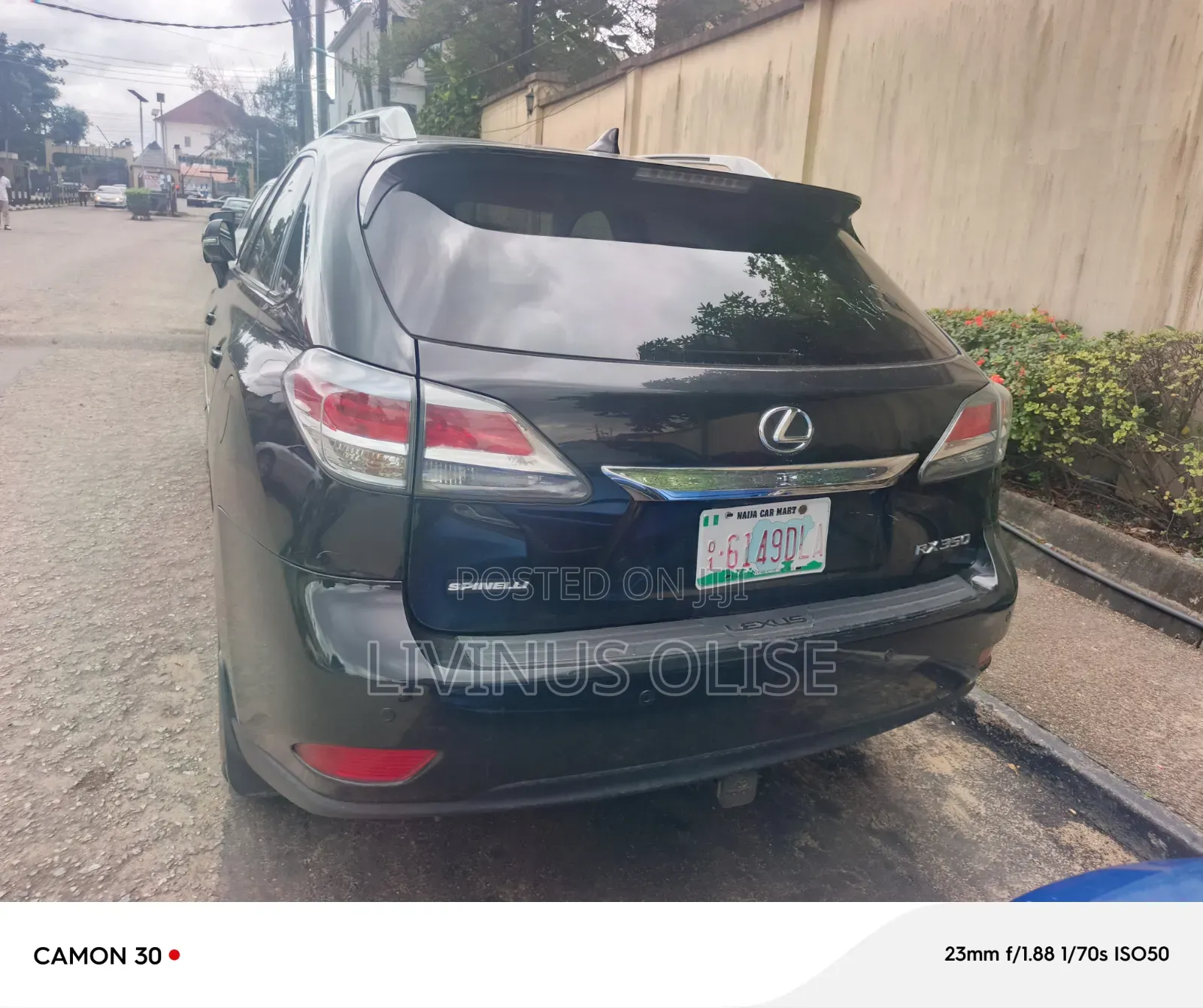 Lexus RX 350 FWD 2015 Black
