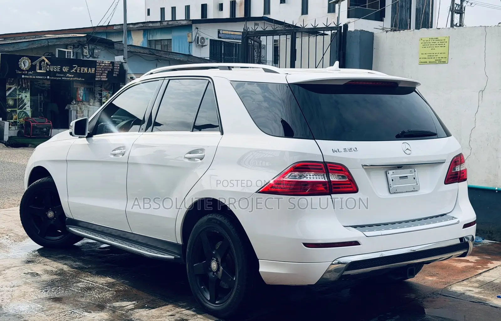 Mercedes-Benz M Class ML350 4dr SUV (3.5L 6cyl 7A) 2014 White