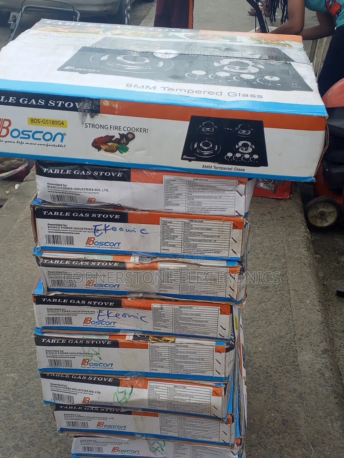 Boscon 4 Burner Gass Cooker