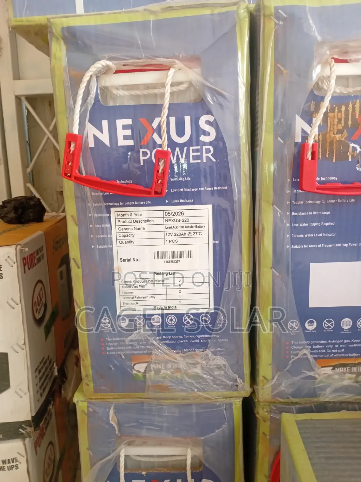 220ah 12v Nexus Tubular Battery
