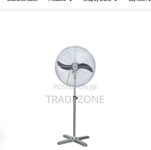 Scanfrost 24" Heavy Duty Industrial Standing Fan | SFIF24D