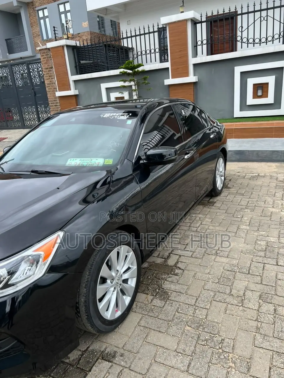 Honda Accord EX-L V-6 4dr Sedan w/Navigation (3.5L 6cyl 6A) 2014 Black