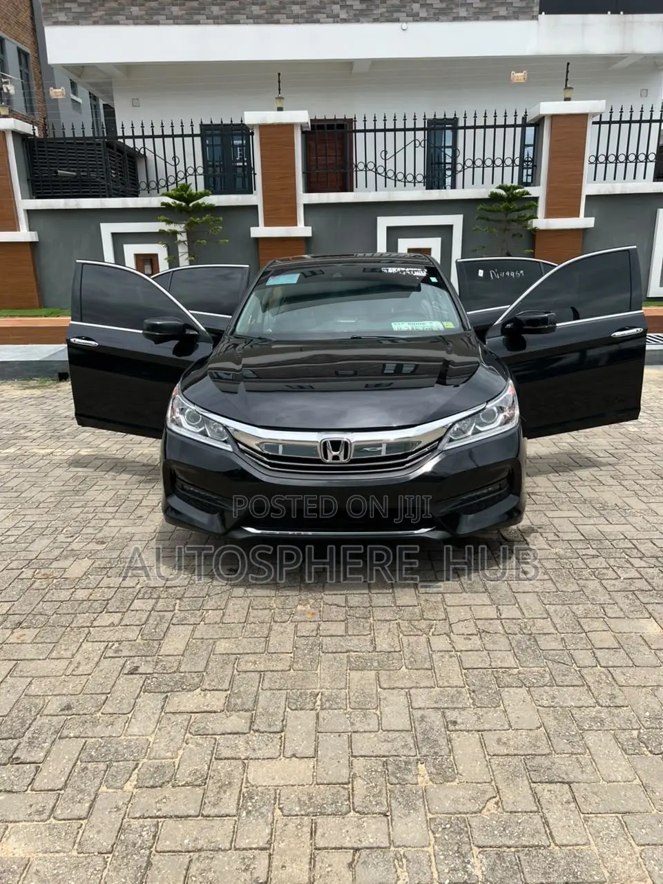 Honda Accord EX-L V-6 4dr Sedan w/Navigation (3.5L 6cyl 6A) 2014 Black