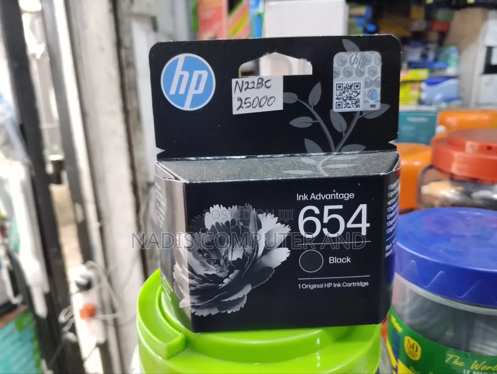 HP 654 Black Ink